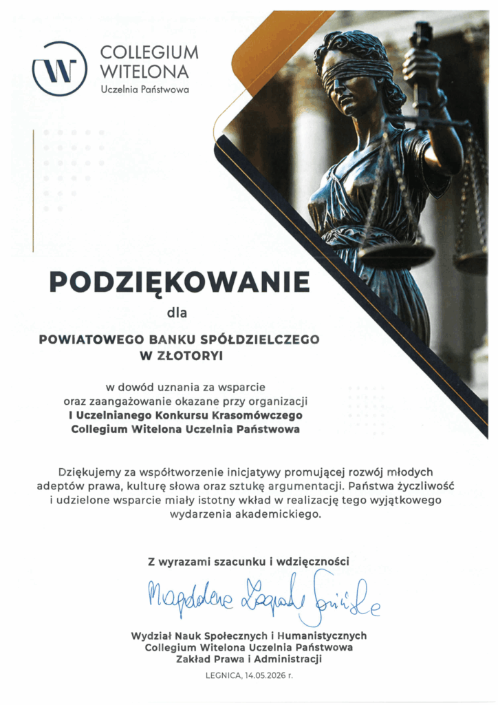 Bank wspiera młode talenty prawa